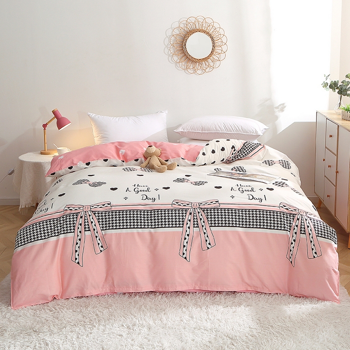 91家纺网 家纺一手货源 找家纺 （总）贝兰仙奴 2025春夏新款全棉纯棉12868印花单被套 被套单件