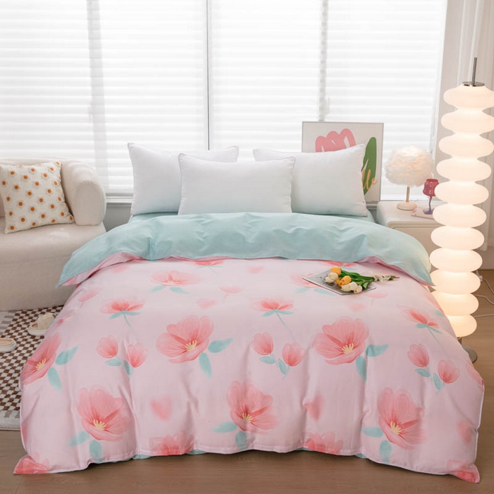 91家纺网 家纺一手货源 找家纺 （总）贝兰仙奴 2025春夏新款全棉纯棉12868印花单被套 被套单件