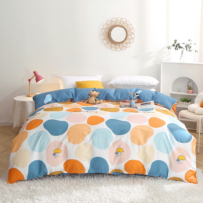 91家纺网 家纺一手货源 找家纺 （总）贝兰仙奴 2025春夏新款全棉纯棉12868印花单被套 被套单件