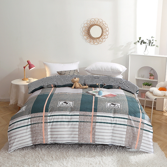 91家纺网 家纺一手货源 找家纺 （总）贝兰仙奴 2025春夏新款全棉纯棉12868印花单被套 被套单件