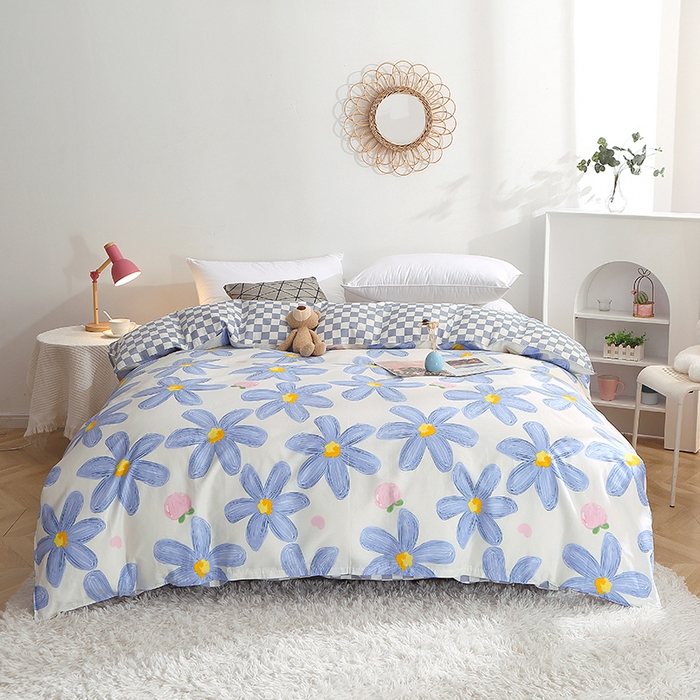 91家纺网 家纺一手货源 找家纺 （总）贝兰仙奴 2025春夏新款全棉纯棉12868印花单被套 被套单件