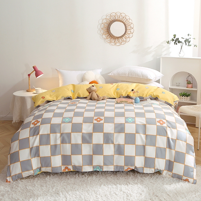 91家纺网 家纺一手货源 找家纺 （总）贝兰仙奴 2025春夏新款全棉纯棉12868印花单被套 被套单件