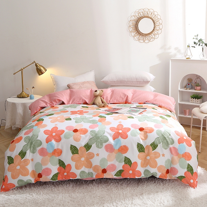 91家纺网 家纺一手货源 找家纺 （总）贝兰仙奴 2025春夏新款全棉纯棉12868印花单被套 被套单件