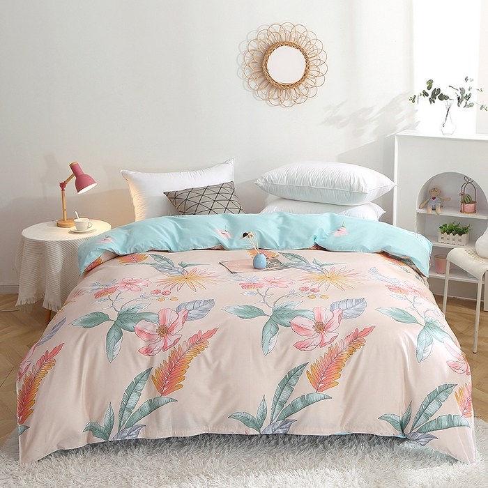 91家纺网 家纺一手货源 找家纺 （总）贝兰仙奴 2025春夏新款全棉纯棉12868印花单被套 被套单件