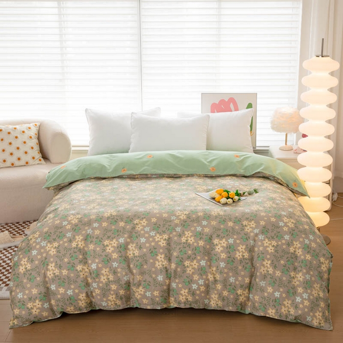 91家纺网 家纺一手货源 找家纺 （总）贝兰仙奴 2025春夏新款全棉纯棉12868印花单被套 被套单件