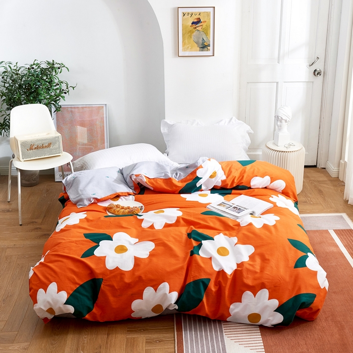 91家纺网 家纺一手货源 找家纺 （总）贝兰仙奴 2025春夏新款全棉纯棉12868印花单被套 被套单件