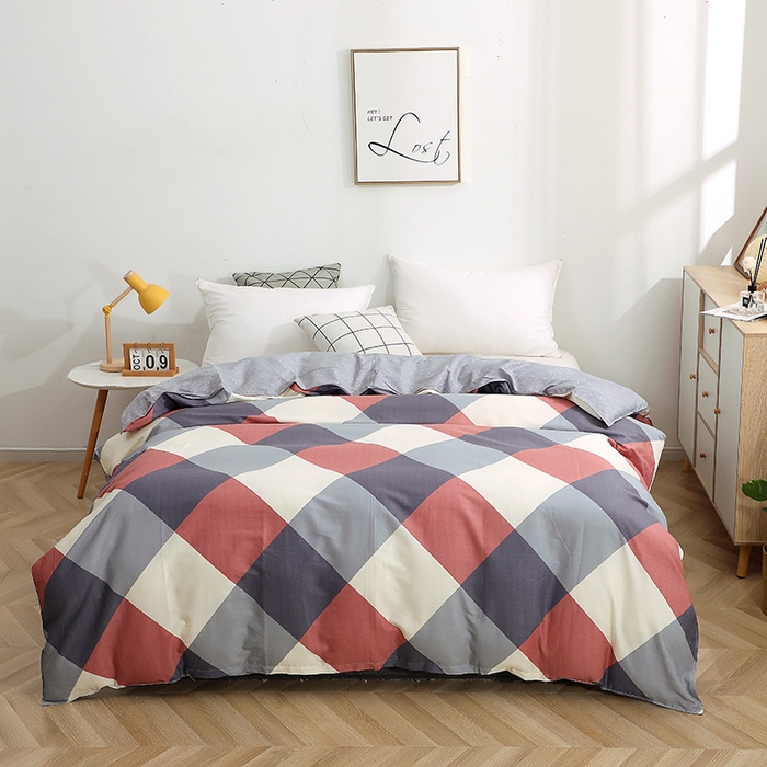 91家纺网 家纺一手货源 找家纺 （总）贝兰仙奴 2025春夏新款全棉纯棉12868印花单被套 被套单件