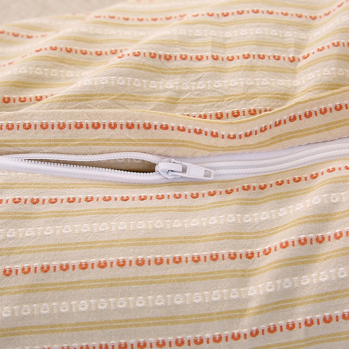 91家纺网 家纺一手货源 找家纺 梦叶草 2025新款全棉水洗棉三角牵引组合荞麦枕 枕头护颈枕芯 三角牵引组合荞麦枕-卡其