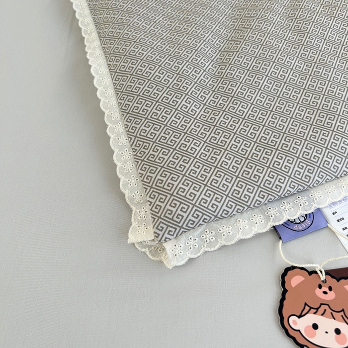 91家纺网 家纺一手货源 找家纺 柠馨 2025新款全棉纯棉印花夏被夏凉被空调被四件套 雅灰