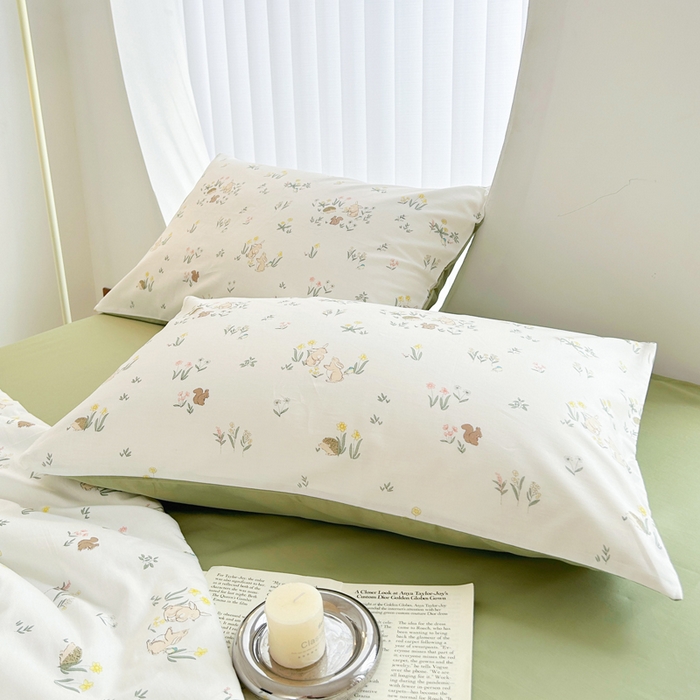 91家纺网 家纺一手货源 找家纺 柠馨 2025新款全棉纯棉印花夏被夏凉被空调被四件套 仙子