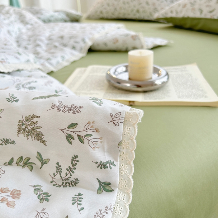 91家纺网 家纺一手货源 找家纺 柠馨 2025新款全棉纯棉印花夏被夏凉被空调被四件套 复苏