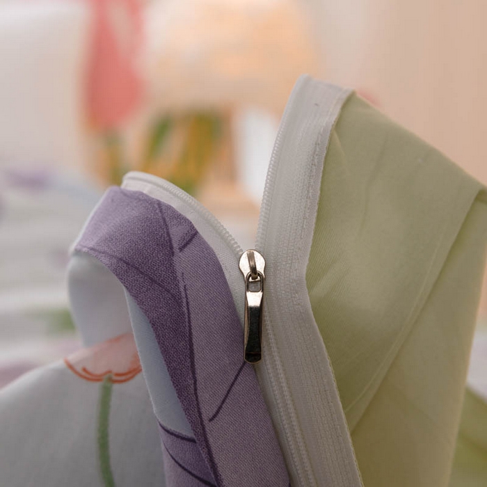 91家纺网 家纺一手货源 找家纺 贝兰仙奴 2025春夏新款全棉纯棉12868印花单被套 被套单件 花房迷香兰