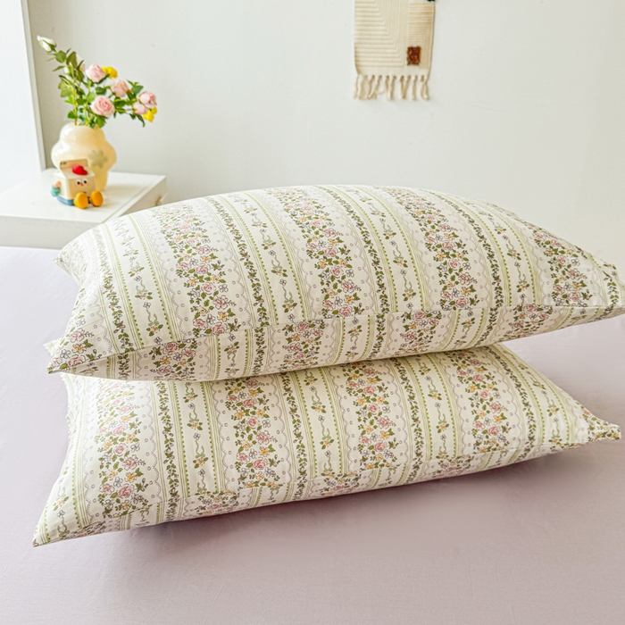 91家纺网 家纺一手货源 找家纺 柠馨 2025新款全棉纯棉印花夏被夏凉被空调被四件套 半夏