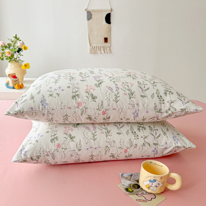 91家纺网 家纺一手货源 找家纺 柠馨 2025新款全棉纯棉印花夏被夏凉被空调被四件套 风吟