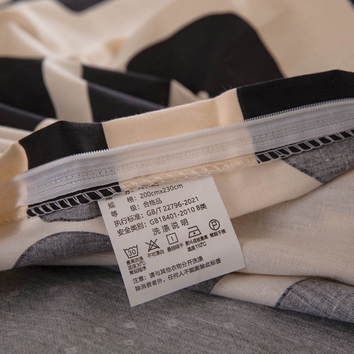 91家纺网 家纺一手货源 找家纺 贝兰仙奴 2025春夏新款全棉纯棉12868印花单被套 被套单件 熊仔贝贝