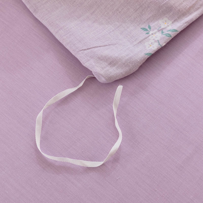 91家纺网 家纺一手货源 找家纺 贝兰仙奴 2025春夏新款全棉纯棉12868印花单被套 被套单件 遥香花影粉