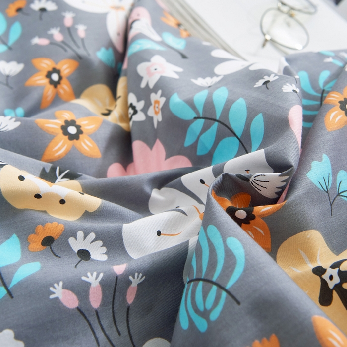 91家纺网 家纺一手货源 找家纺 贝兰仙奴 2025春夏新款全棉纯棉12868印花单被套 被套单件 初夏