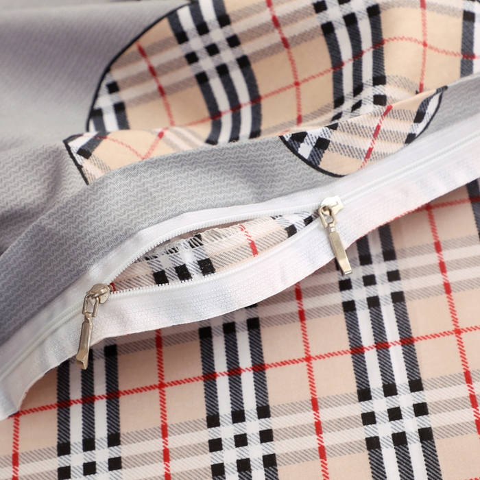 91家纺网 家纺一手货源 找家纺 贝兰仙奴 2025春夏新款全棉纯棉12868印花单被套 被套单件 小熊宝莉灰