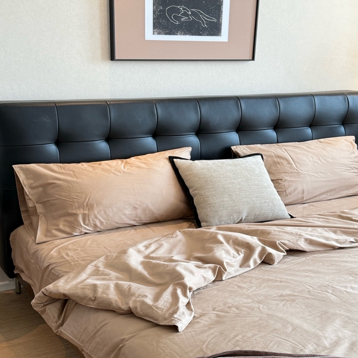 91家纺网 家纺一手货源 找家纺 芯氧 2025新款亚朵星球纯色全棉四件套 伯爵姜茶