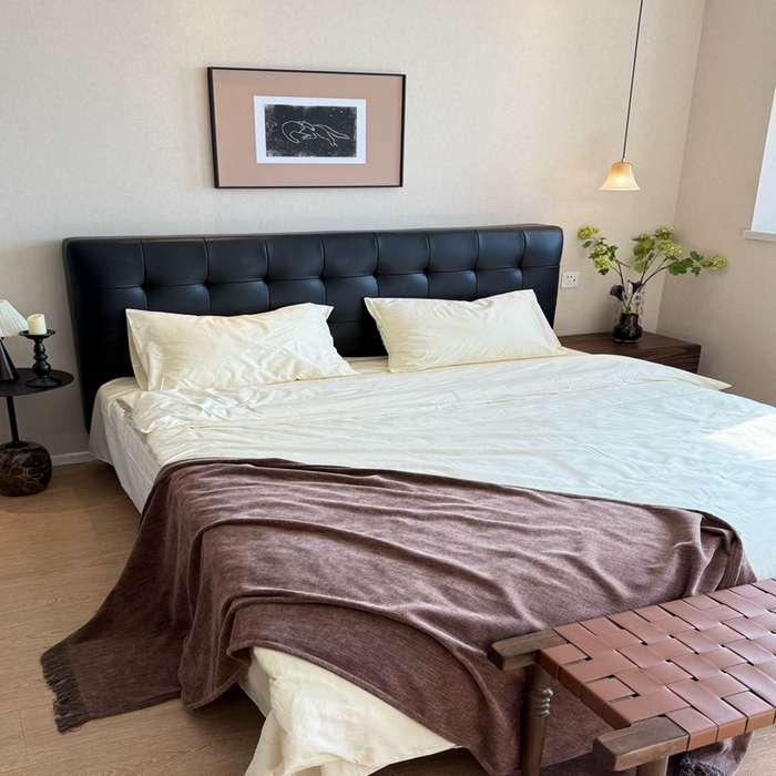 91家纺网 家纺一手货源 找家纺 芯氧 2025新款亚朵星球纯色全棉四件套 生椰姜茶