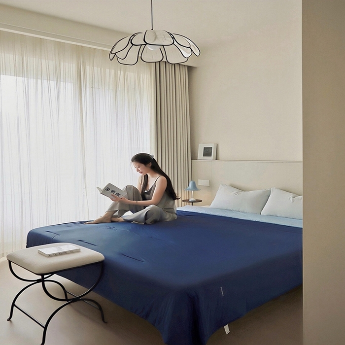 91家纺网 家纺一手货源 找家纺 （总）芯氧 2025新款亚朵同款星球夏季凉感深睡por2.0夏被