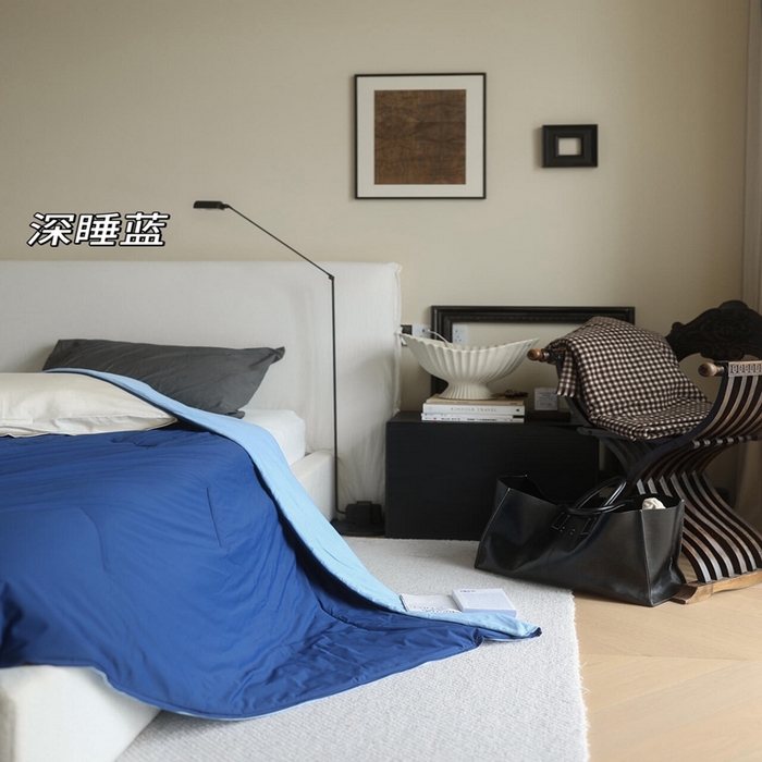 91家纺网 家纺一手货源 找家纺 （总）芯氧 2025新款亚朵同款星球夏季凉感深睡por2.0夏被