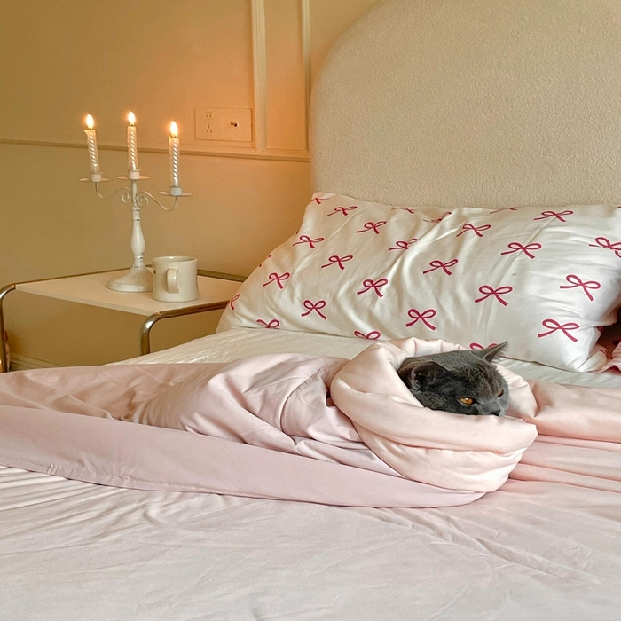 91家纺网 家纺一手货源 找家纺 芯氧 2025新款亚朵同款星球夏季凉感深睡por2.0夏被 橘雾粉