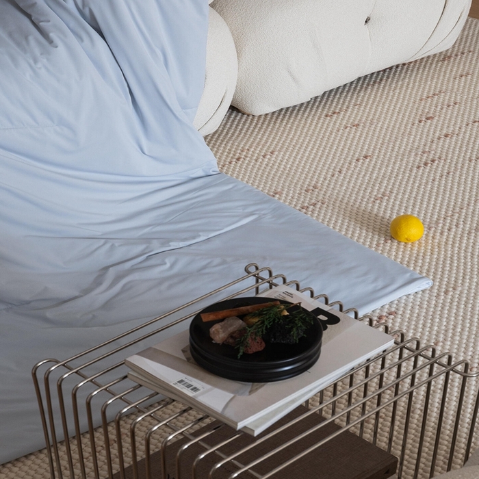 91家纺网 家纺一手货源 找家纺 芯氧 2025新款亚朵同款星球夏季凉感深睡por2.0夏被 青空灰