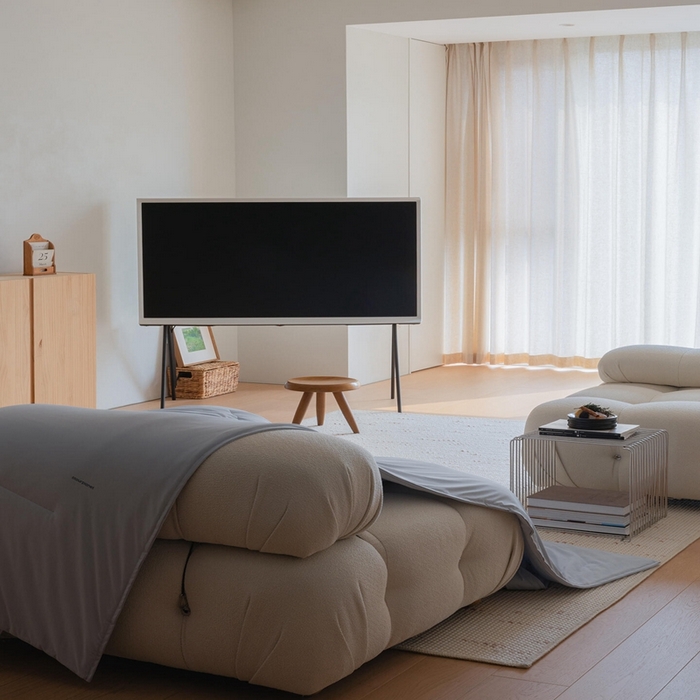 91家纺网 家纺一手货源 找家纺 芯氧 2025新款亚朵同款星球夏季凉感深睡por2.0夏被 青空灰