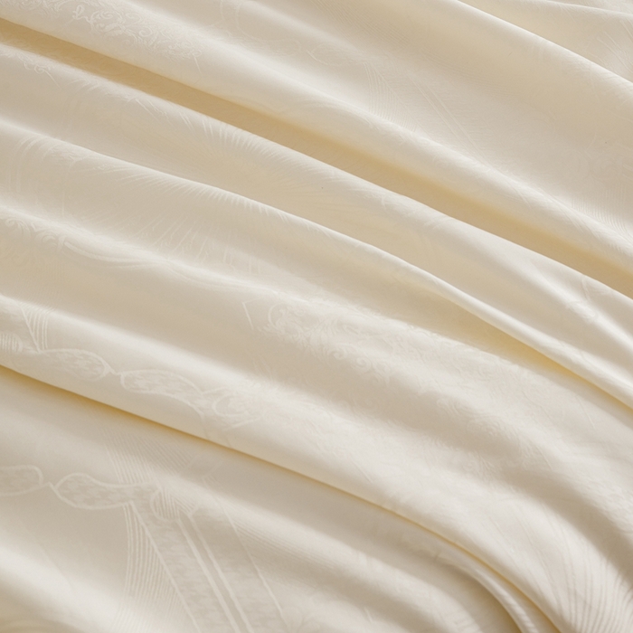 91家纺网 家纺一手货源 找家纺 2025新款SUN YOUNG系列高端蚕丝被【尚云锦纯蚕丝春秋被】 尚云锦白色