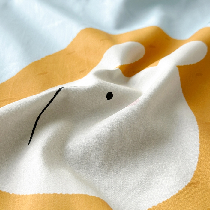 91家纺网 家纺一手货源 找家纺 荷马之梦 2025新款A类100支全棉贡缎双股加厚加柔儿童枕套-水果系列 小芒果