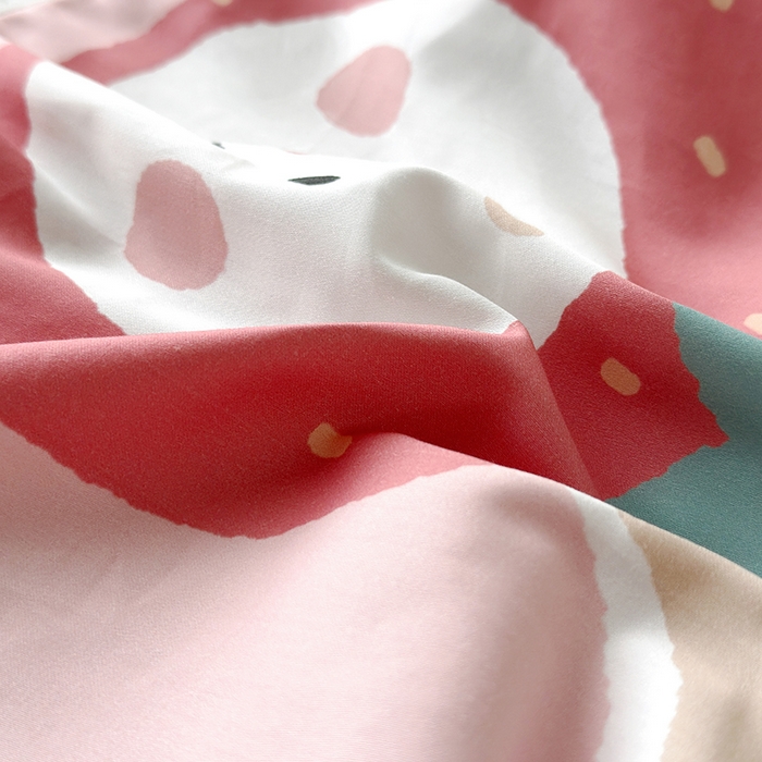 91家纺网 家纺一手货源 找家纺 荷马之梦 2025新款A类100支全棉贡缎双股加厚加柔儿童枕套-水果系列 小草莓