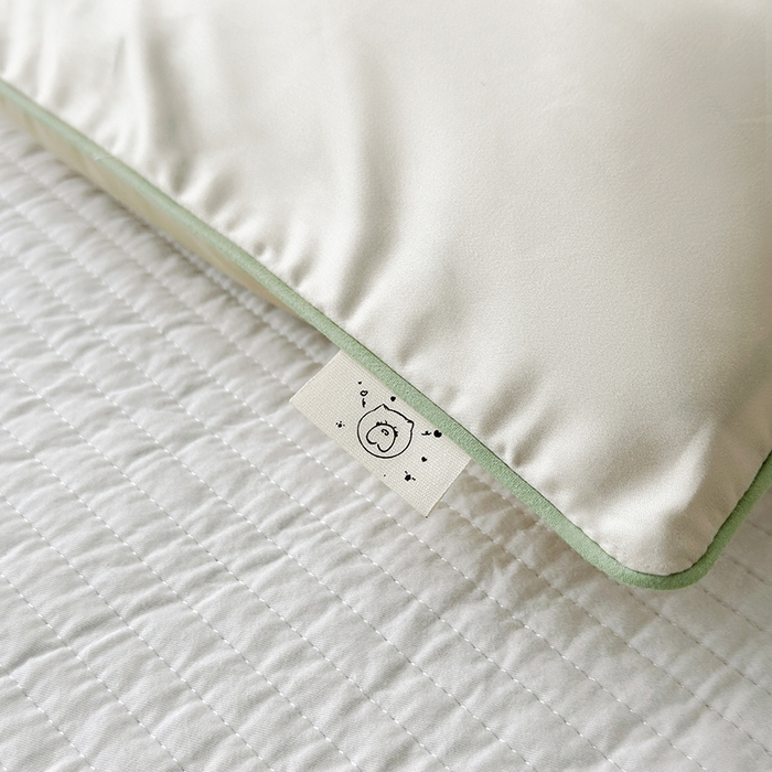 91家纺网 家纺一手货源 找家纺 荷马之梦 2025新款A类100支全棉贡缎双股加厚加柔儿童枕套-水果系列 小苹果