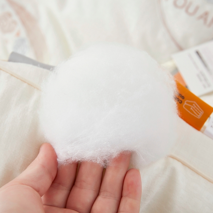 91家纺网 家纺一手货源 找家纺 仲旺居家纺 2025新款元绒棉绣花冬被婚庆冬被立体边被子被芯四季被 奶白