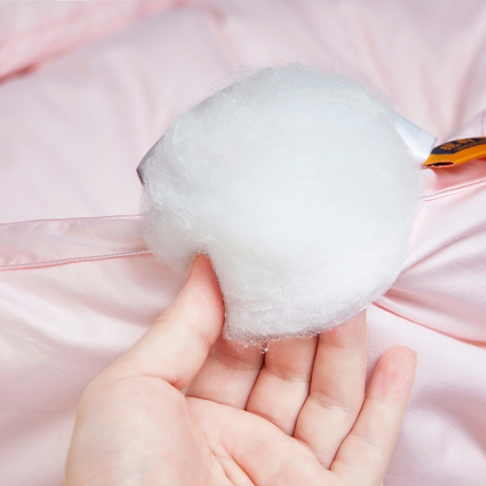 91家纺网 家纺一手货源 找家纺 仲旺居家纺 2025新款60s婚庆被绣花冬被全棉冬被立体边被子被芯四季被春秋被 粉色