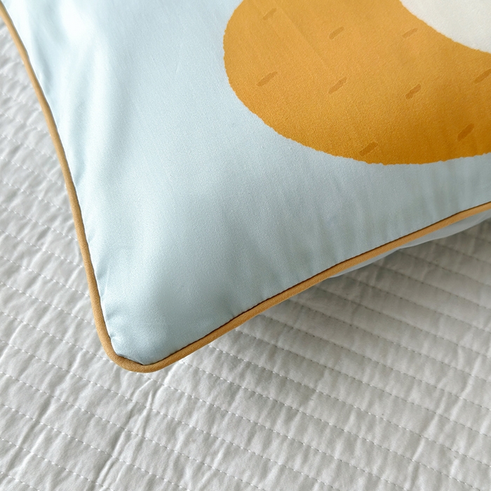 91家纺网 家纺一手货源 找家纺 荷马之梦 2025新款A类100支全棉贡缎双股加厚加柔儿童枕套-水果系列 小芒果