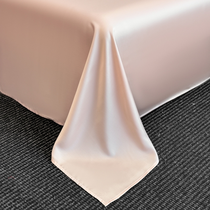 91家纺网 家纺一手货源 找家纺 帝王家纺 2025新款浮雕刺绣水洗天丝真丝夏被四件套冰丝三件套单夏被夏季直播 玉叶金枝—桃粉