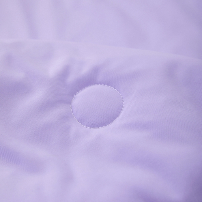 91家纺网 家纺一手货源 找家纺 仲旺居家纺 2025新款100%全锦纶凉感鸭凉感丝夏被冰淇淋夏被夏凉被 淡紫色