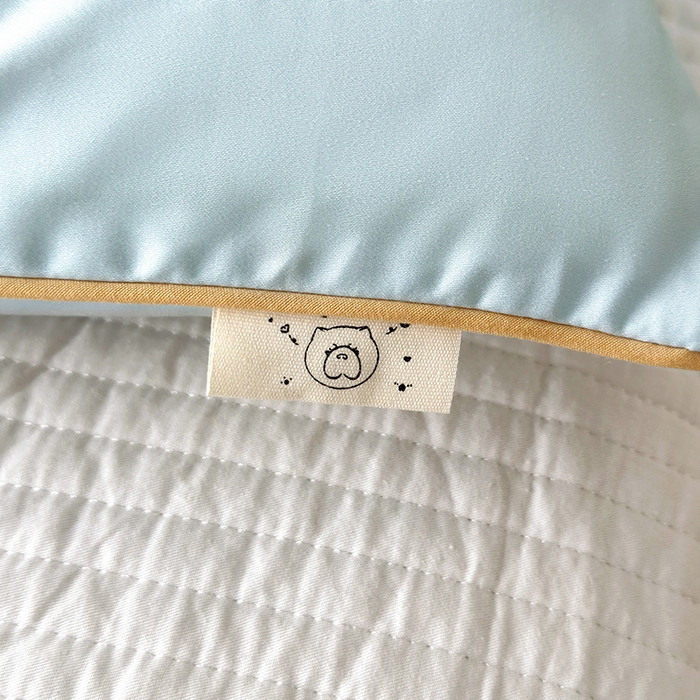 91家纺网 家纺一手货源 找家纺 荷马之梦 2025新款A类100支全棉贡缎双股加厚加柔儿童枕套-水果系列 小芒果