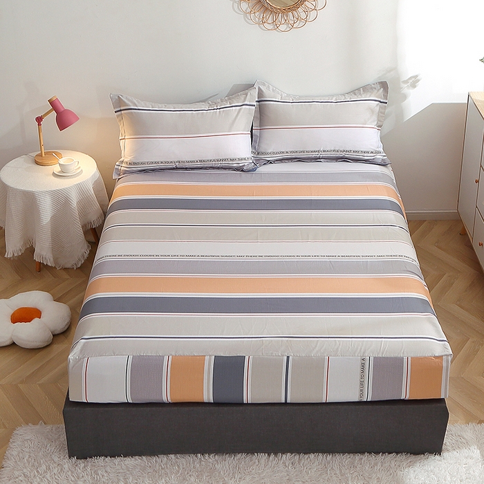 91家纺网 家纺一手货源 找家纺 （总）贝兰仙奴 2025春夏新款全棉纯棉12868印花单床笠 床笠单件