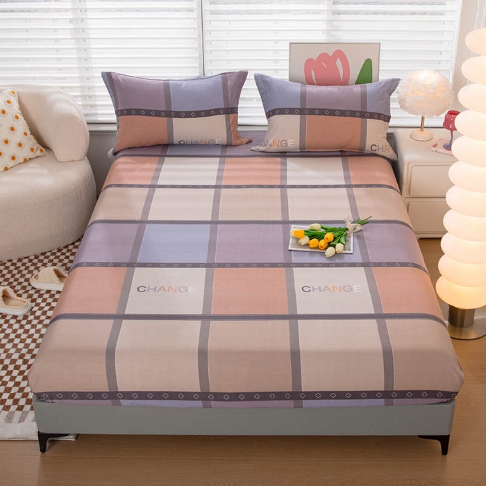 贝兰仙奴 2025春夏新款全棉纯棉12868印花单床笠 床笠单件 艾洛