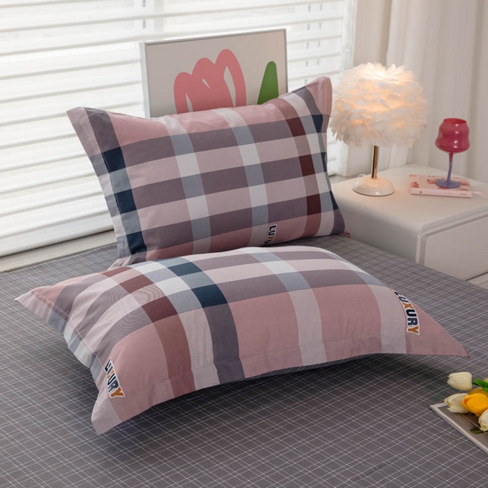 91家纺网 家纺一手货源 找家纺 （总）贝兰仙奴 2025春夏新款全棉纯棉12868印花单枕套 枕套单件