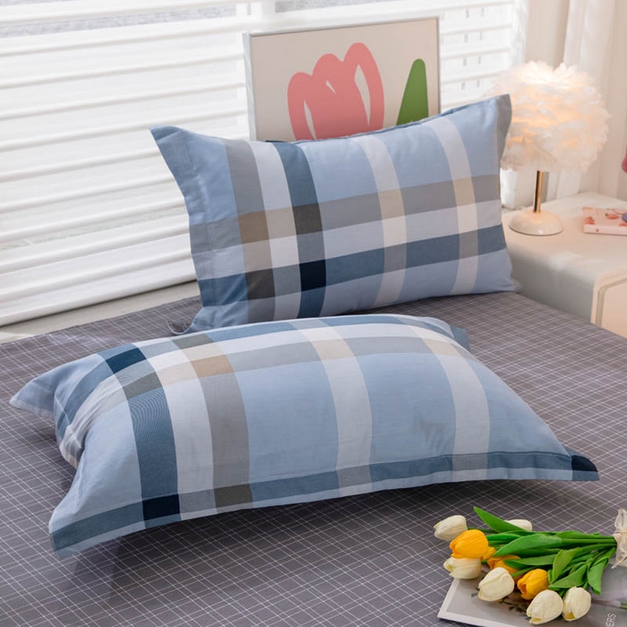 91家纺网 家纺一手货源 找家纺 （总）贝兰仙奴 2025春夏新款全棉纯棉12868印花单枕套 枕套单件