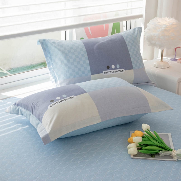 91家纺网 家纺一手货源 找家纺 （总）贝兰仙奴 2025春夏新款全棉纯棉12868印花单枕套 枕套单件