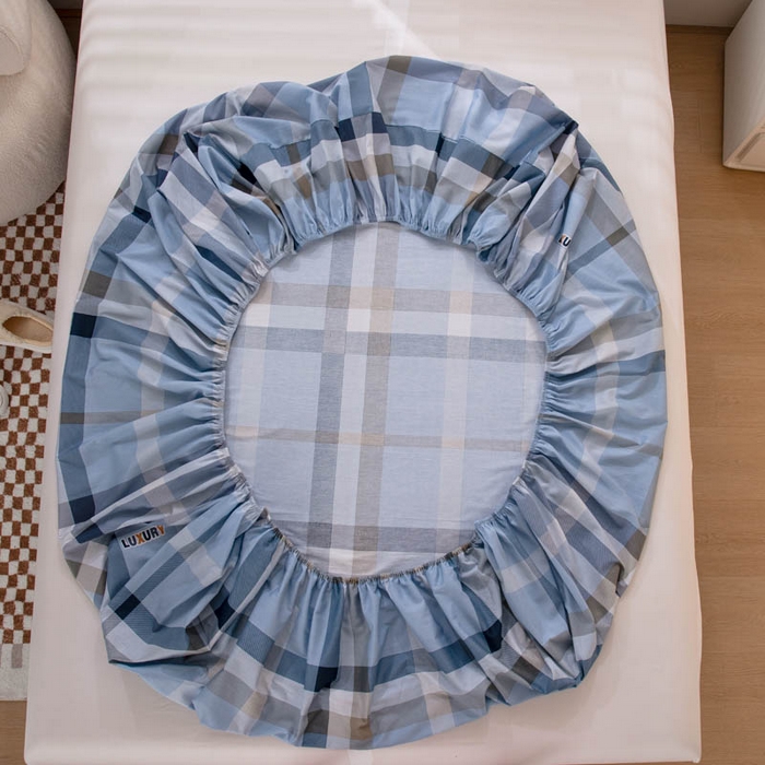 91家纺网 家纺一手货源 找家纺 贝兰仙奴 2025春夏新款全棉纯棉12868印花单床笠 床笠单件 奇特兰