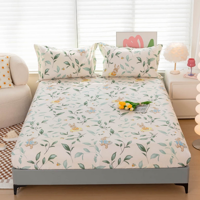 贝兰仙奴 2025春夏新款全棉纯棉12868印花单床笠 床笠单件 如期