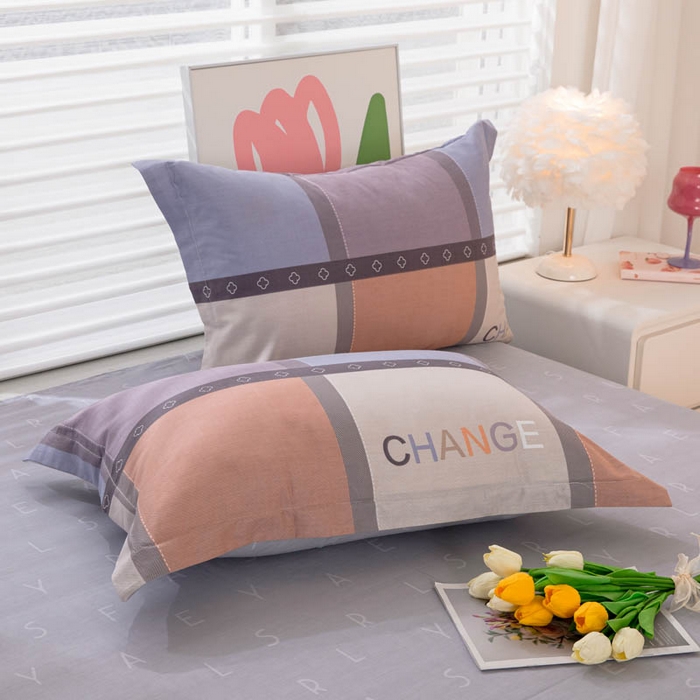 贝兰仙奴 2025春夏新款全棉纯棉12868印花单枕套 枕套单件 艾洛