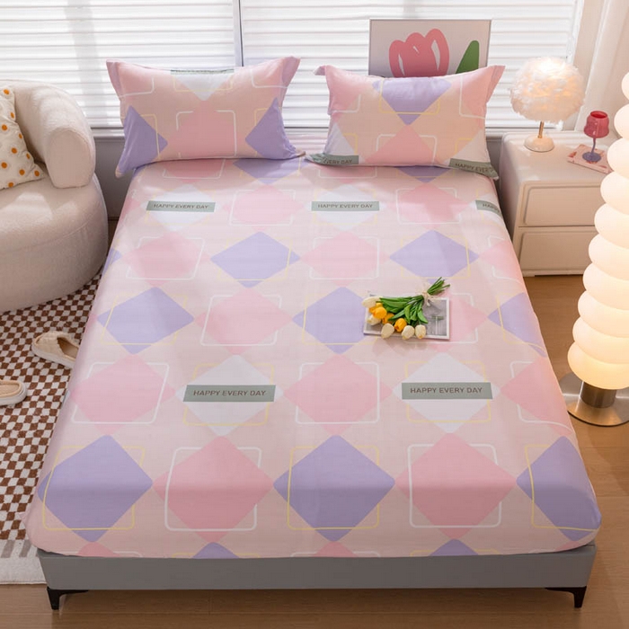 贝兰仙奴 2025春夏新款全棉纯棉12868印花单床笠 床笠单件 时光漫旅