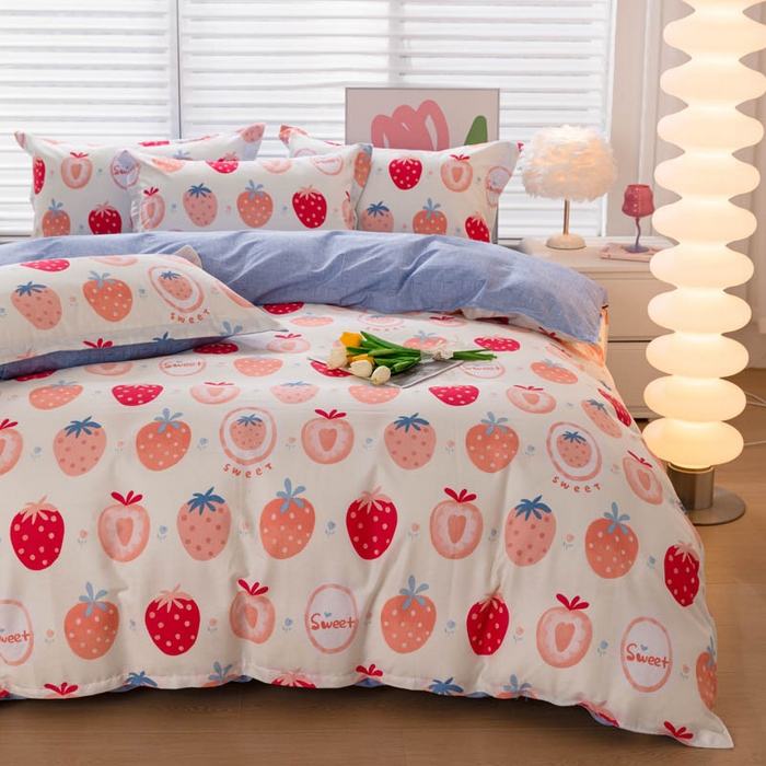 91家纺网 家纺一手货源 找家纺 （总）贝兰仙奴 2025春夏新款全棉纯棉12868印花四件套