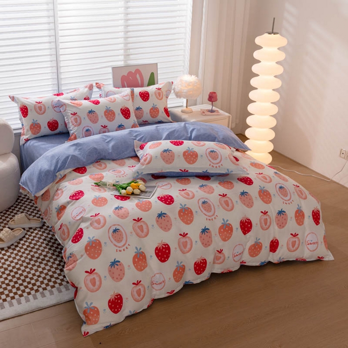 91家纺网 家纺一手货源 找家纺 （总）贝兰仙奴 2025春夏新款全棉纯棉12868印花四件套